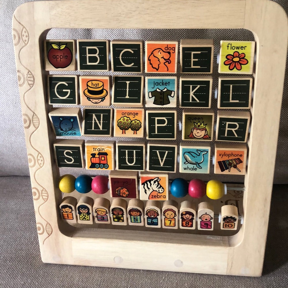 B. Battat Toys Wood ABC & 1-10